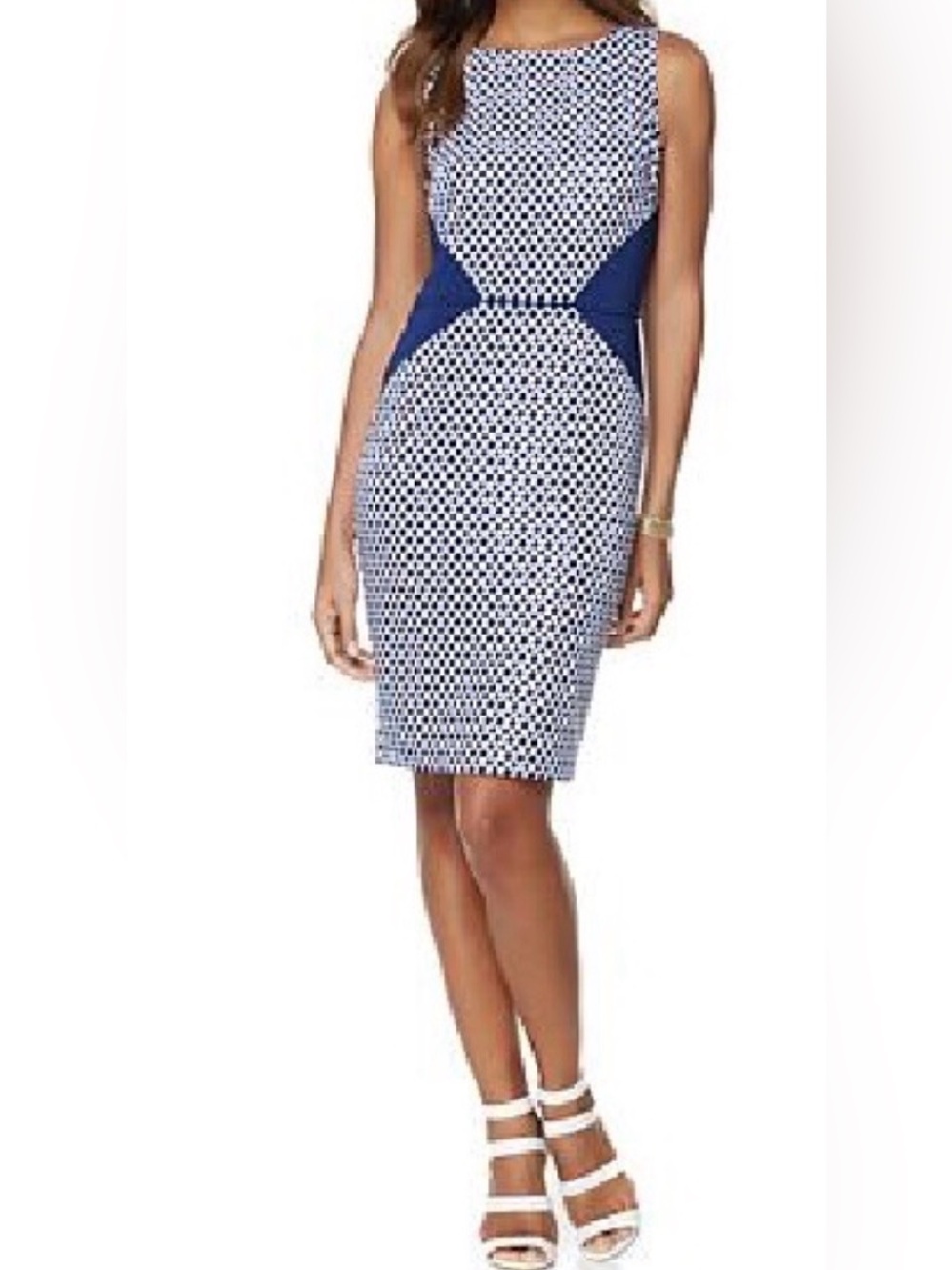 NWT Liz Lange Colorblock Shift Dress